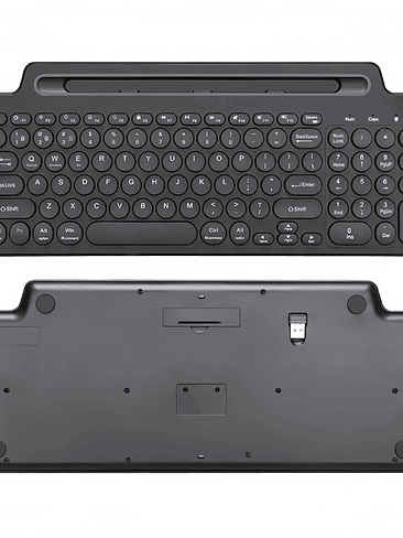 ⌨️ Teclado Inalámbrico KEBIDUMEI Tri-Mode con Touchpad – Bluetooth + 2.4G 6