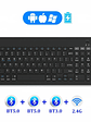 ⌨️ Teclado Inalámbrico KEBIDUMEI Tri-Mode con Touchpad – Bluetooth + 2.4G - Miniatura 7