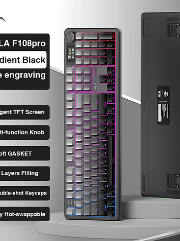 ⌨️ Teclado Mecánico Tri-Mode RGB 10