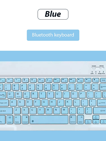 ✨ Teclado Inalámbrico Bluetooth + Mouse – Compatible con iOS, Android y Windows 8