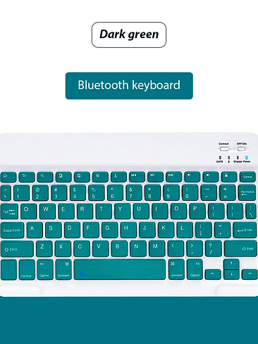 ✨ Teclado Inalámbrico Bluetooth + Mouse – Compatible con iOS, Android y Windows 10