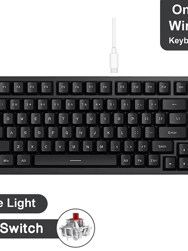 ⌨️ AJAZZ AK820 PRO – Teclado Mecánico 75% con Pantalla TFT 8