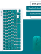 ✨ Teclado Inalámbrico Bluetooth + Mouse – Compatible con iOS, Android y Windows - Miniatura 11