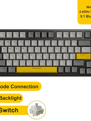 ⌨️ AJAZZ AK820 PRO – Teclado Mecánico 75% con Pantalla TFT 11