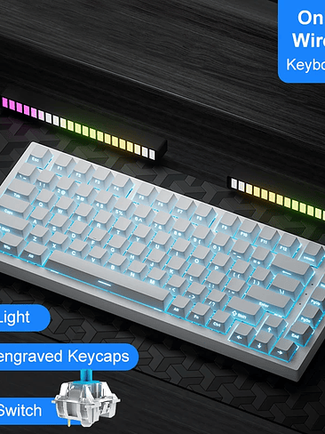 ⌨️ AJAZZ AK820 PRO – Teclado Mecánico 75% con Pantalla TFT 15