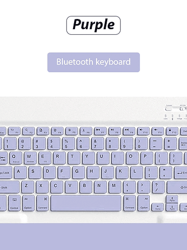 ✨ Teclado Inalámbrico Bluetooth + Mouse – Compatible con iOS, Android y Windows 15
