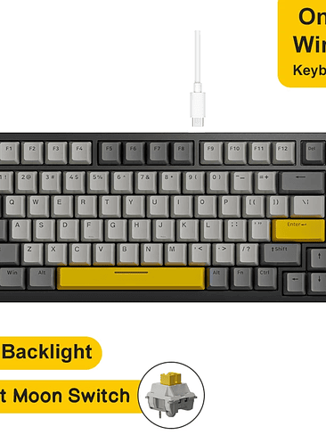 ⌨️ AJAZZ AK820 PRO – Teclado Mecánico 75% con Pantalla TFT 16