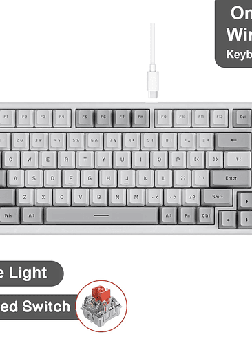 ⌨️ AJAZZ AK820 PRO – Teclado Mecánico 75% con Pantalla TFT 18