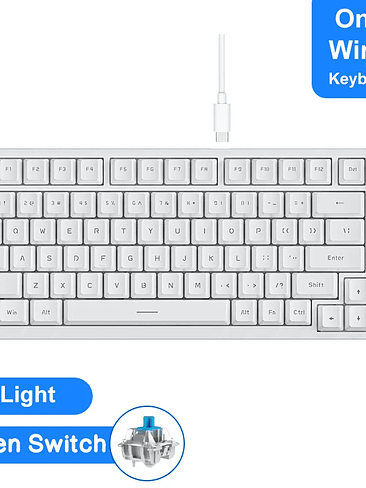 ⌨️ AJAZZ AK820 PRO – Teclado Mecánico 75% con Pantalla TFT 19