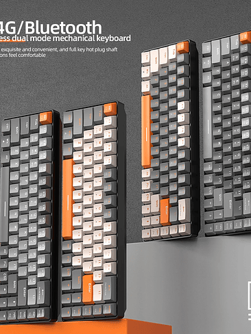 ⌨️ Teclado Mecánico Inalámbrico K68 – 2.4G + Bluetooth | Compacto 68 Teclas⌨️ 1