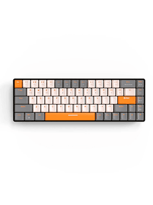 ⌨️ Teclado Mecánico Inalámbrico K68 – 2.4G + Bluetooth | Compacto 68 Teclas⌨️