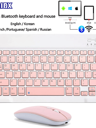 ⌨️ Teclado Bluetooth Inalámbrico – Silencioso, Compacto y Multidispositivo 1