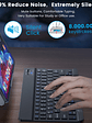 ⌨️ Teclado Bluetooth Inalámbrico – Silencioso, Compacto y Multidispositivo - Miniatura 2