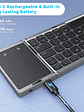 ⌨️ Teclado Bluetooth Plegable KEBIDUMEI® – Compacto, Elegante y Multidispositivo - Miniatura 3