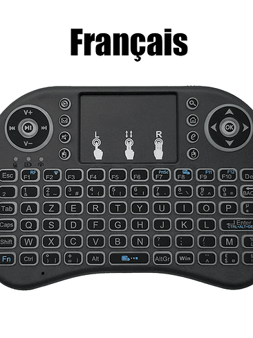 🎮 Mini Teclado Inalámbrico 7 Colores – Touchpad Integrado y Multilenguaje 10