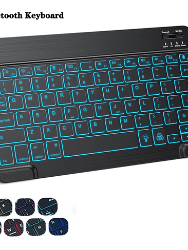 ⌨️ Teclado Bluetooth Inalámbrico – Silencioso, Compacto y Multidispositivo 18