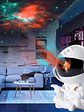 🚀 Lámpara Proyector Astronauta 2024 – Galaxy Star Light con Control Remoto - Miniatura 2