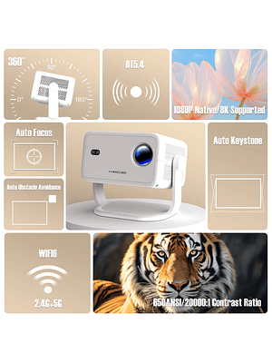 📽 MACCUBIC HY450MAX – Proyector Inteligente 8K