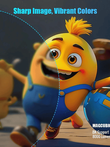 📽 Magcubic HY300 Pro+ – Mini Proyector Portátil Inteligente 📽 5