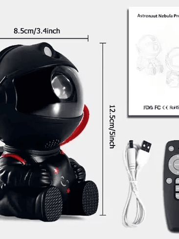 🚀 Lámpara Proyector Astronauta 2024 – Galaxy Star Light con Control Remoto 10