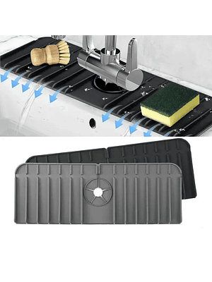 🧼✨ Protector de Fregadero Antideslizante con Drenaje Inteligente