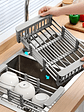 🍽✨ Escurridor Extensible para Fregadero – Ajustable, Práctico y Ahorra Espacio - Miniatura 1