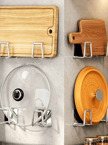 🔩 Soporte Adhesivo para Esponja / Virutilla – Acero Inoxidable 2