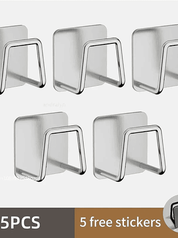 🔩 Soporte Adhesivo para Esponja / Virutilla – Acero Inoxidable 17