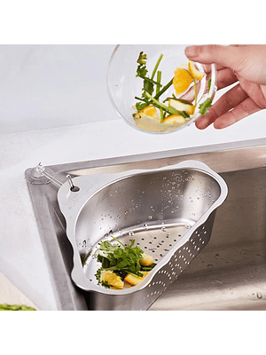 🧺 Colador Multiuso de Cocina – Práctico, Compacto y Resistente