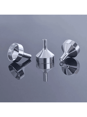 🔩 Set 5 Mini Embudos Metálicos – Acero Inoxidable