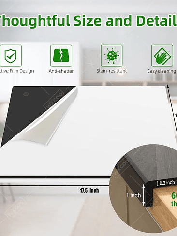 🖤 Cubierta Protectora para Cocina / Encimera de Vidrio Templado 6