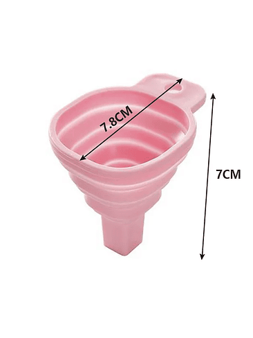 🔄 Embudo Plegable de Silicona – Compacto y Multiuso 6
