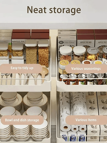 🗄️ Organizador Deslizante Extraíble para Gabinetes🗄️🗄️ 4