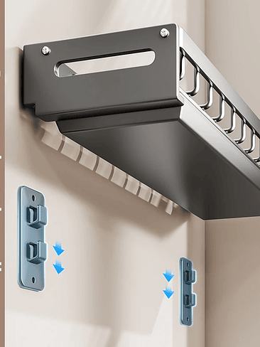 🍽️ Escurridor de Platos de Pared Doble Nivel – Organización Total y Secado Inteligente 5