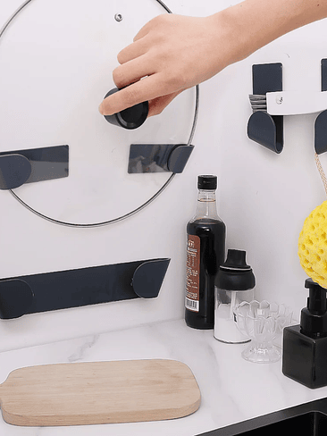 🏠 Set 12 Piezas Soportes Organizadores Multiuso 4