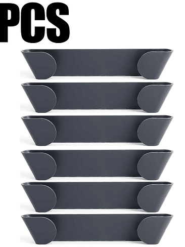 🏠 Set 12 Piezas Soportes Organizadores Multiuso 10