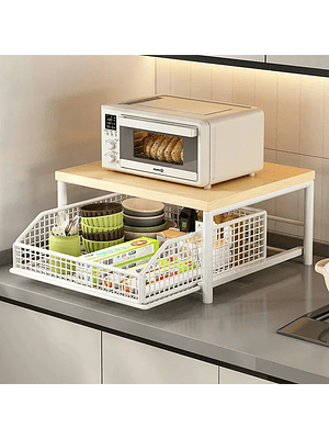 🏡 Organizador Multiuso con Canastillas Deslizantes – Optimiza tu Cocina con Estilo