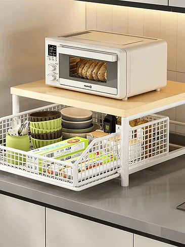 🏡 Organizador Multiuso con Canastillas Deslizantes – Optimiza tu Cocina con Estilo 1