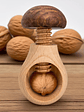 Wooden Mushroom-shaped Walnut Cracker Creative Wooden Mushroom Nut Shell Opener Multi-functional Clamping Tool for Peeling Walnu - thumbnail 2