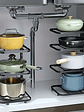 🍳 Organizador de Ollas y Sartenes Ajustable – Maximiza el Espacio Bajo tu Lavaplatos - Miniatura 2