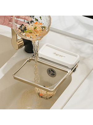🚿 Filtro Colador para Lavaplatos con Soporte – Evita Atascos y Mantén tu Cocina Limpia