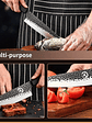 🔪 Cuchillo Profesional Forjado de Acero Inoxidable Alto Carbono - Miniatura 3
