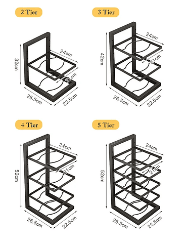 🍳 Organizador de Ollas y Sartenes Ajustable – Maximiza el Espacio Bajo tu Lavaplatos 6