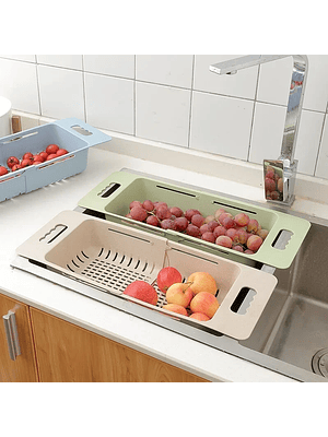 🥗 Escurridor Extensible Multifuncional para Fregadero