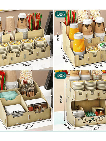 ☕ Organizador Multiuso para Cafetería, Cocina o Negocio – Orden Profesional en tu Espacio 6