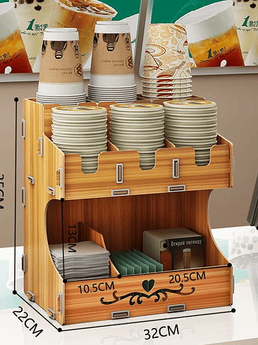 ☕ Organizador Multiuso para Cafetería, Cocina o Negocio – Orden Profesional en tu Espacio 10