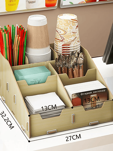 ☕ Organizador Multiuso para Cafetería, Cocina o Negocio – Orden Profesional en tu Espacio 12