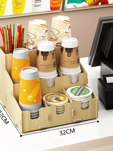 ☕ Organizador Multiuso para Cafetería, Cocina o Negocio – Orden Profesional en tu Espacio 13