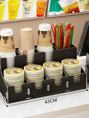 ☕ Organizador Multiuso para Cafetería, Cocina o Negocio – Orden Profesional en tu Espacio 23