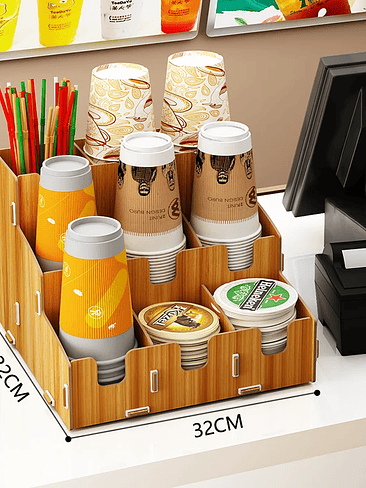 ☕ Organizador Multiuso para Cafetería, Cocina o Negocio – Orden Profesional en tu Espacio 24